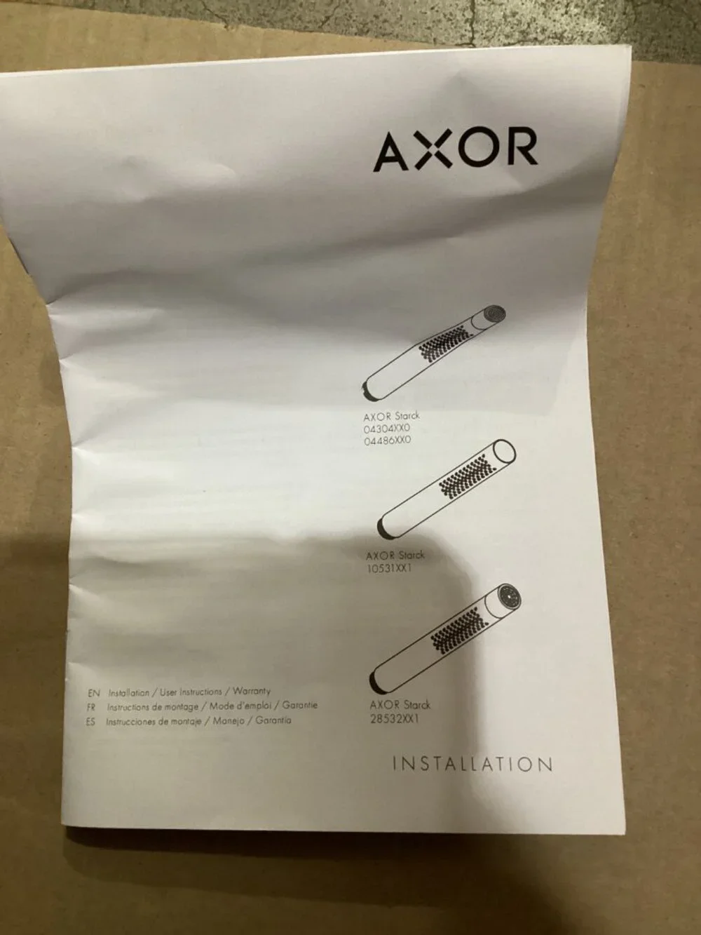 Luxury 1-inch Handheld Shower Head Modern 2 Rain